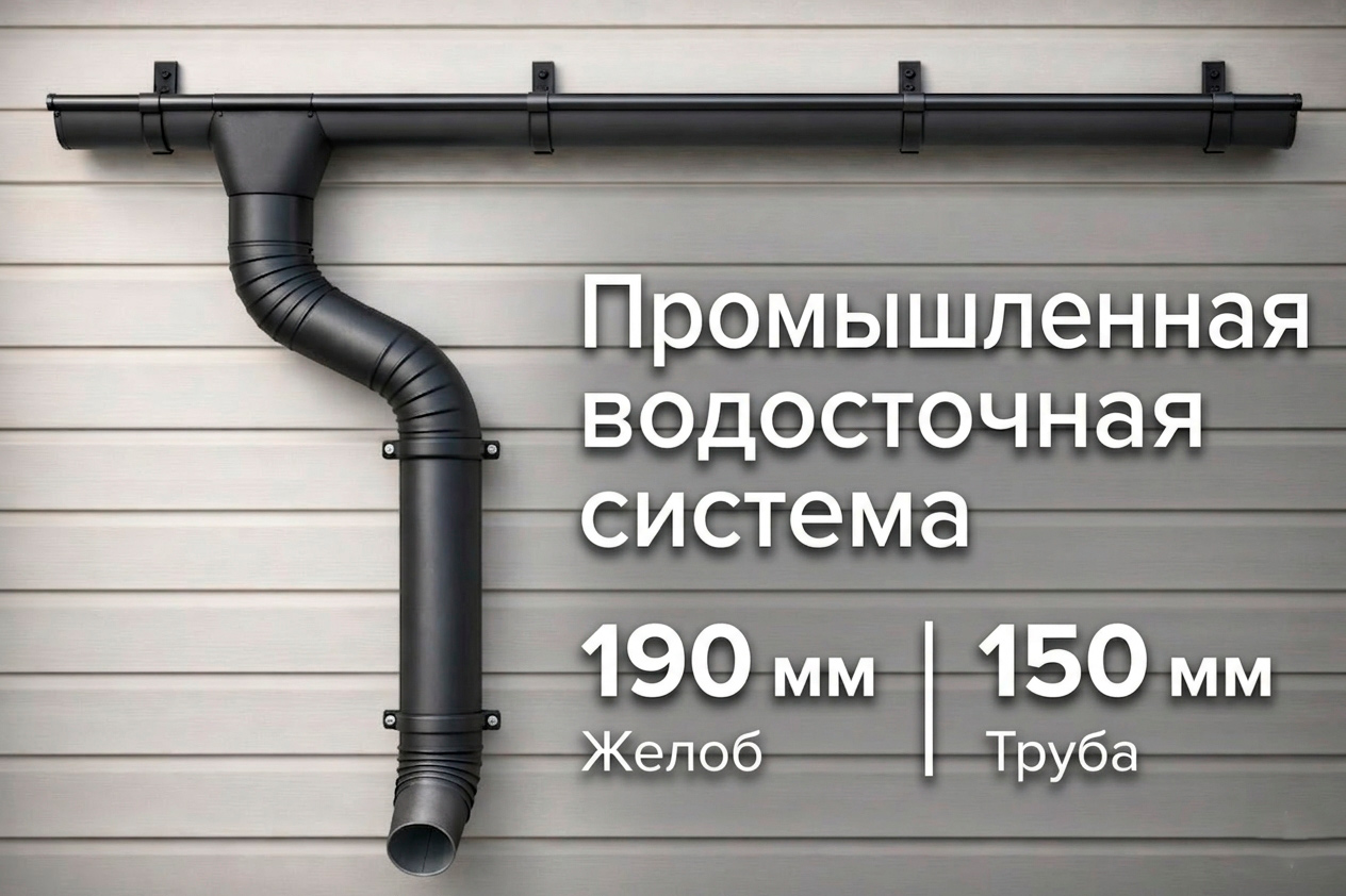 Промышленная водосточная система 190 / 150